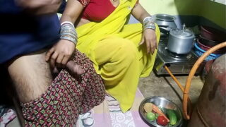 Desi Indian Wife With Husband Doggystyle Ass Fucked In Kitchen Video